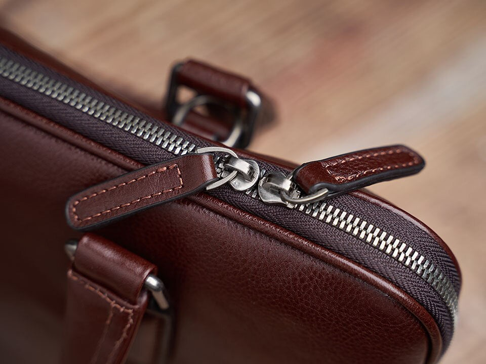 CASTO Daily Genuine Leather Briefcase