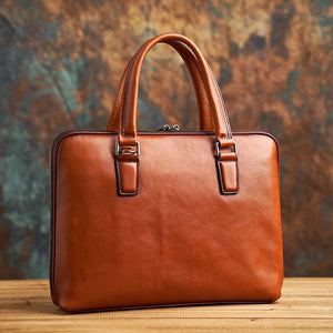 CASTO Daily Genuine Leather Briefcase