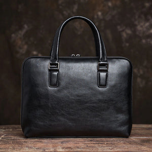 CASTO Daily Genuine Leather Briefcase