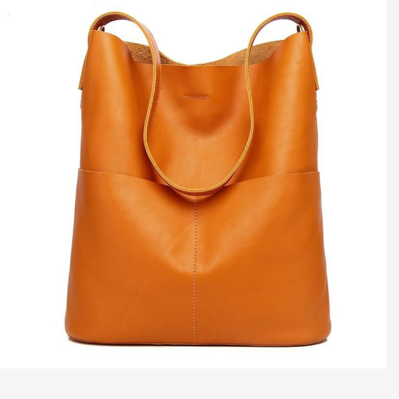 LICI Simple Soft Leather Hobo