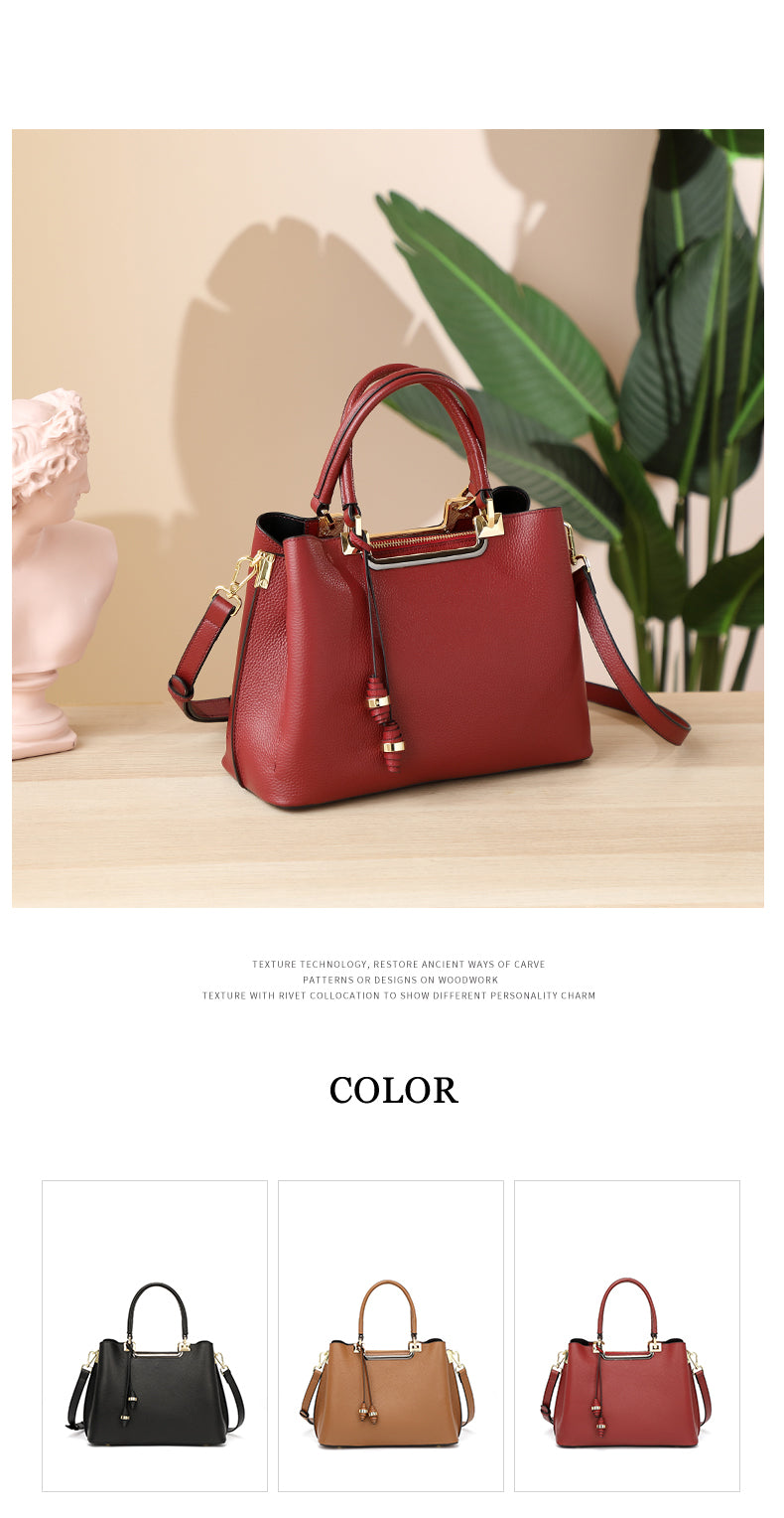 ALICE Genuine Leather Handbag