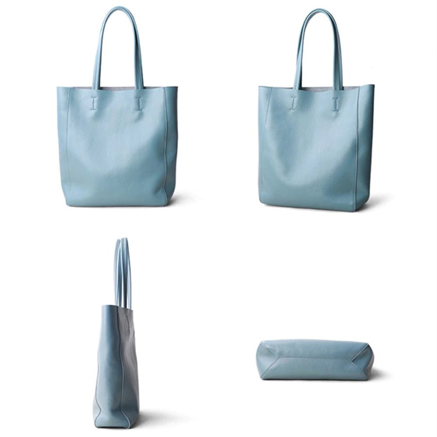 ABITI Soft Casual Leather Tote - Moxtile