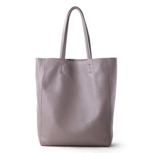 ABITI Soft Casual Leather Tote - Moxtile