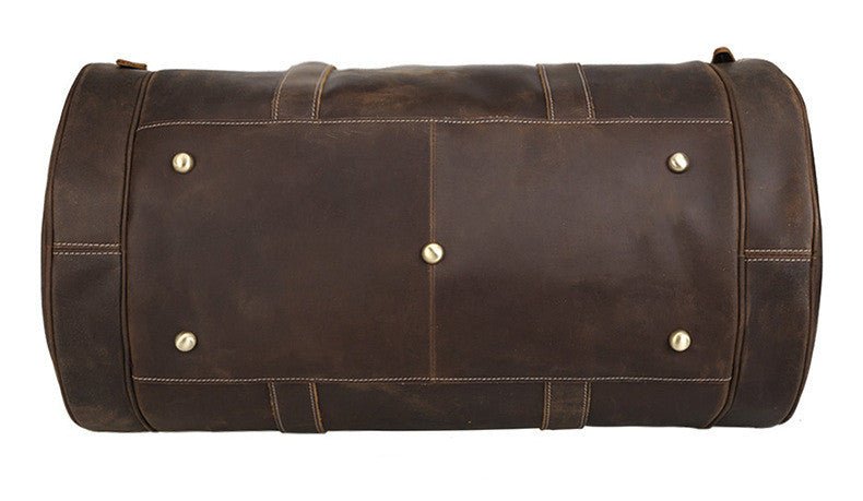 ADRI Casual Leather Duffle - Moxtile