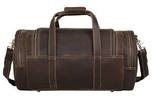 ADRI Casual Leather Duffle - Moxtile