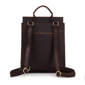 ARMENTO Compact Genuine Leather Backpack - Moxtile