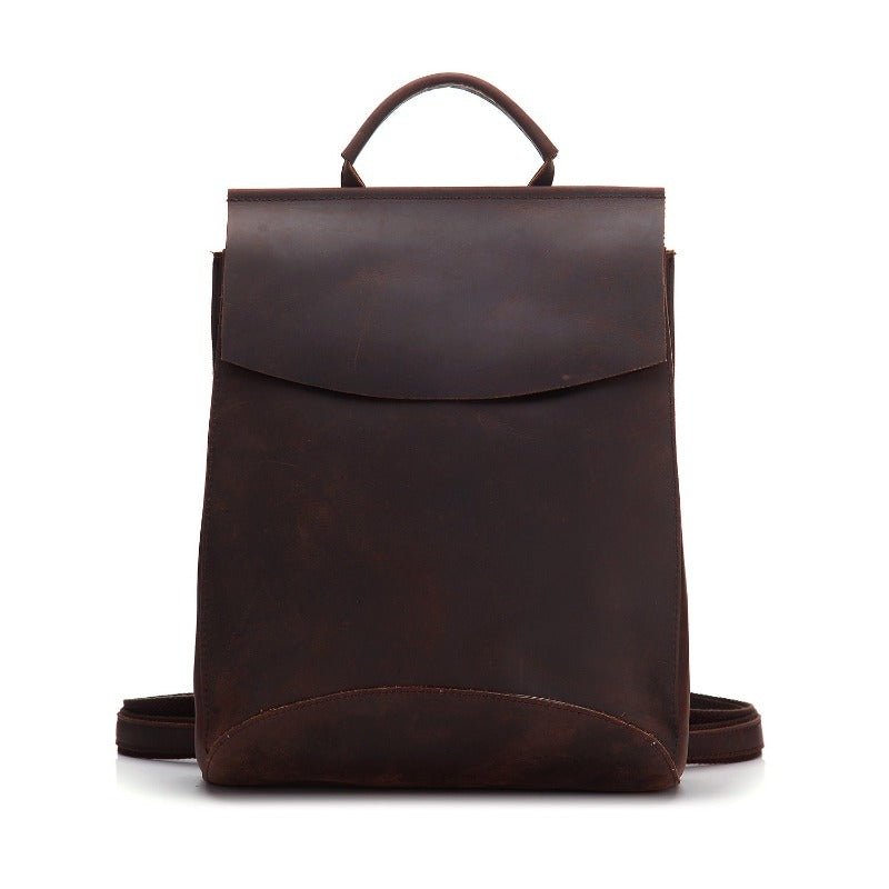 ARMENTO Compact Genuine Leather Backpack - Moxtile