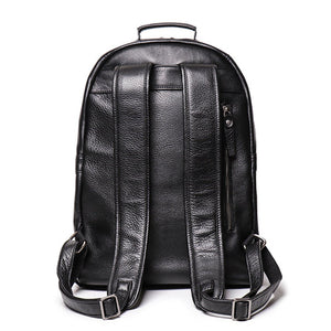 ASARO Casual Leather Backpack - Moxtile