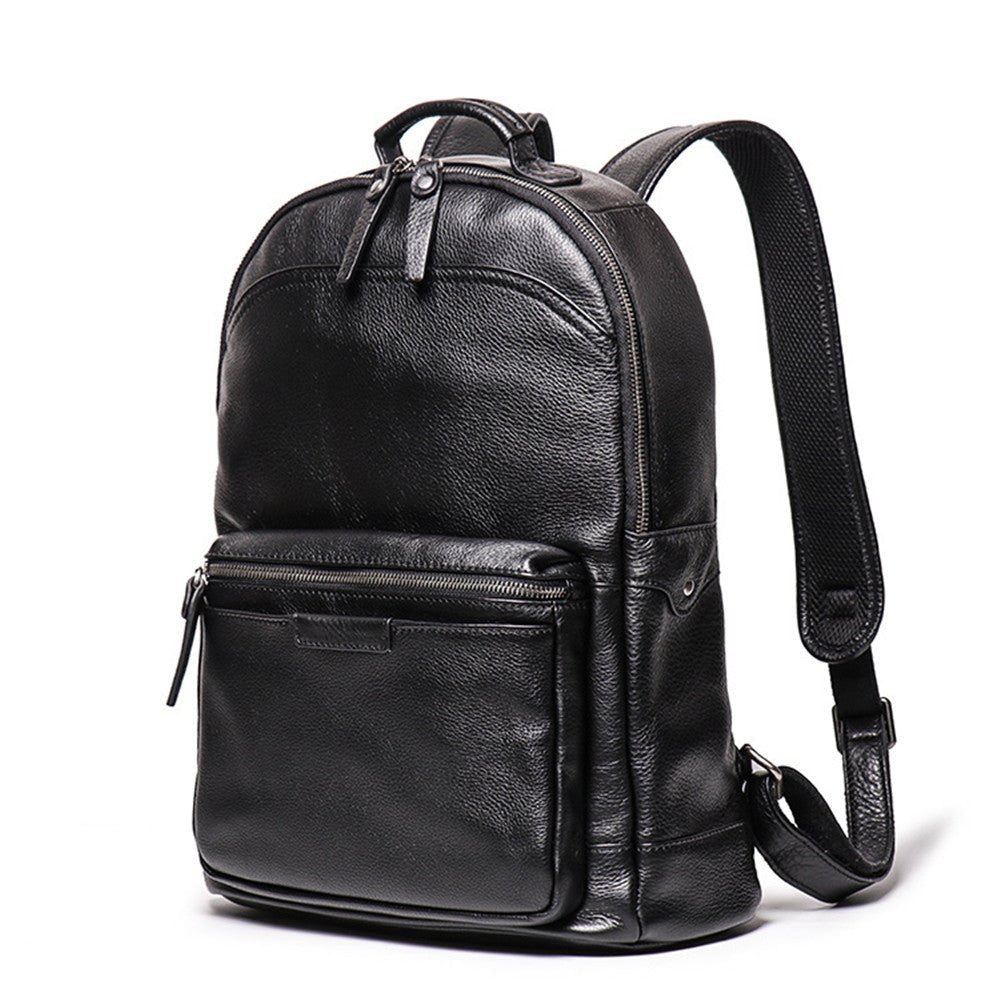 ASARO Casual Leather Backpack - Moxtile