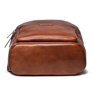 ASARO Casual Leather Backpack - Moxtile