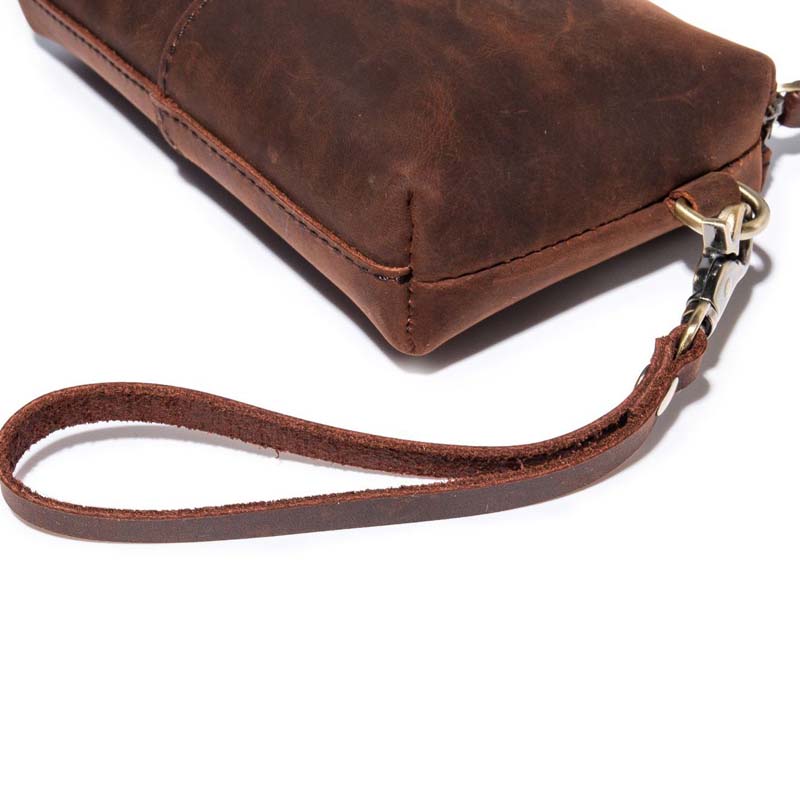 ATEO Casual Genuine Leather Clutch - Moxtile