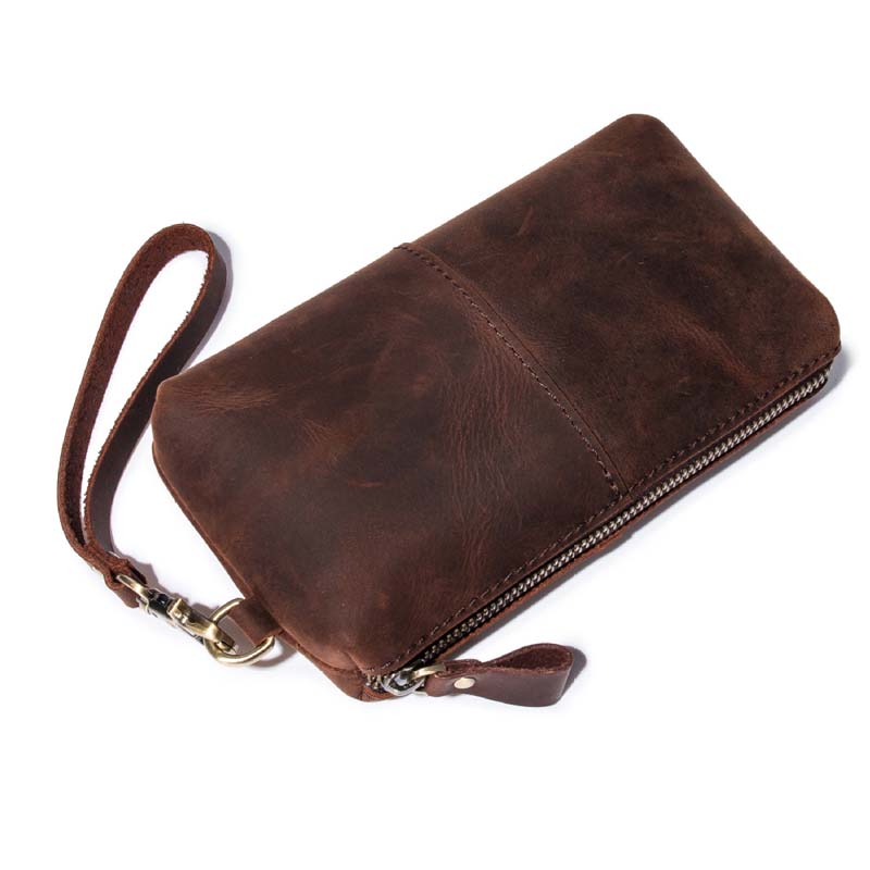 ATEO Casual Genuine Leather Clutch - Moxtile