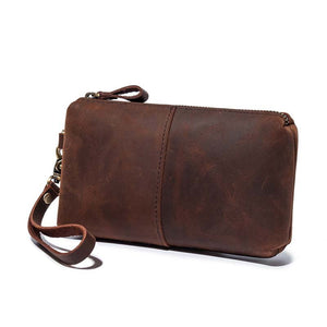 ATEO Casual Genuine Leather Clutch - Moxtile