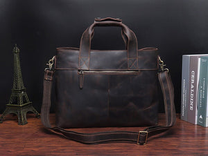 ATERI Daily Genuine Leather Briefcase - Moxtile