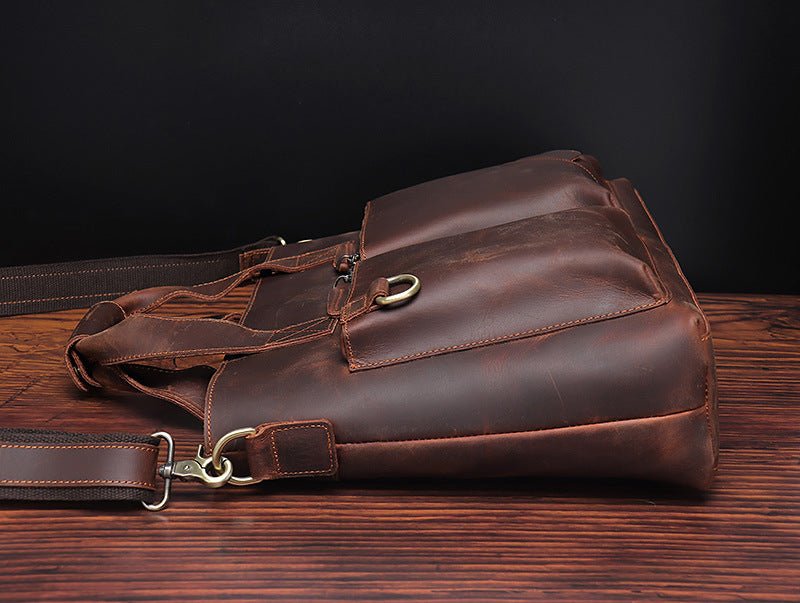 ATERI Daily Genuine Leather Briefcase - Moxtile