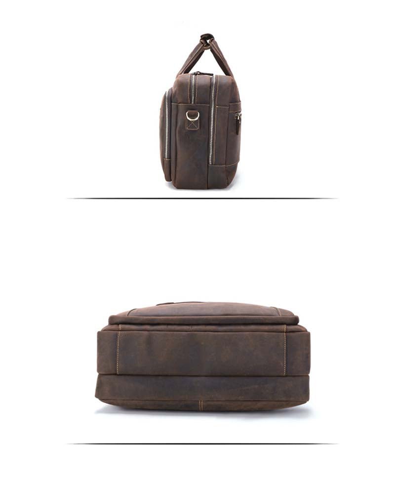 CALISE Genuine Leather Briefcase - Moxtile