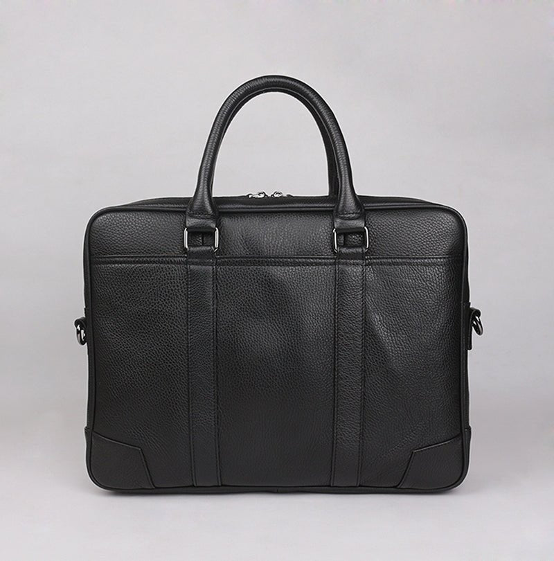 CALVI Genuine Leather Briefcase - Moxtile