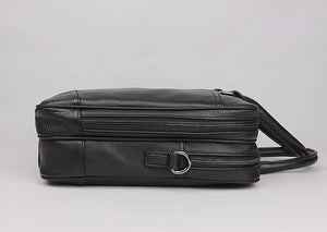 CALVI Genuine Leather Briefcase - Moxtile