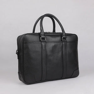 CALVI Genuine Leather Briefcase - Moxtile