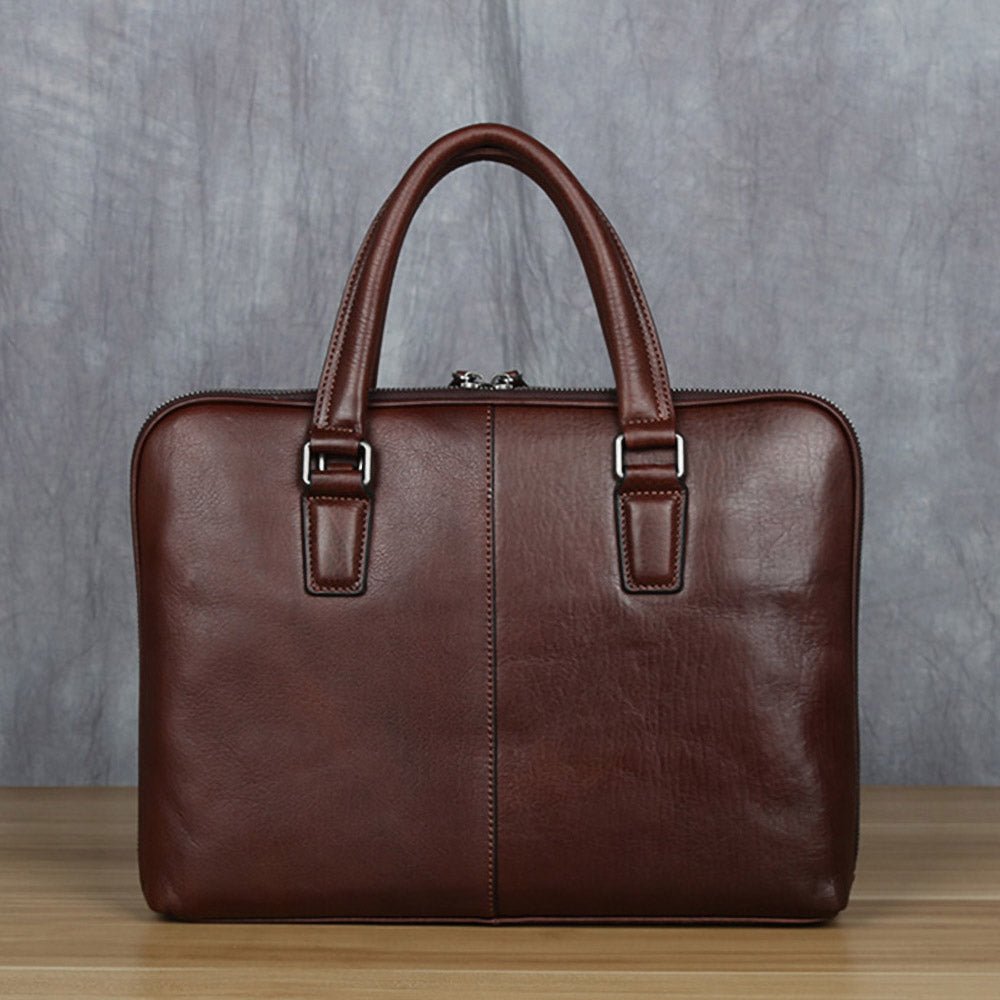 CASTO Daily Genuine Leather Briefcase - Moxtile