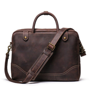 CIOLI Casual Daily Genuine Leather Briefcase - Moxtile