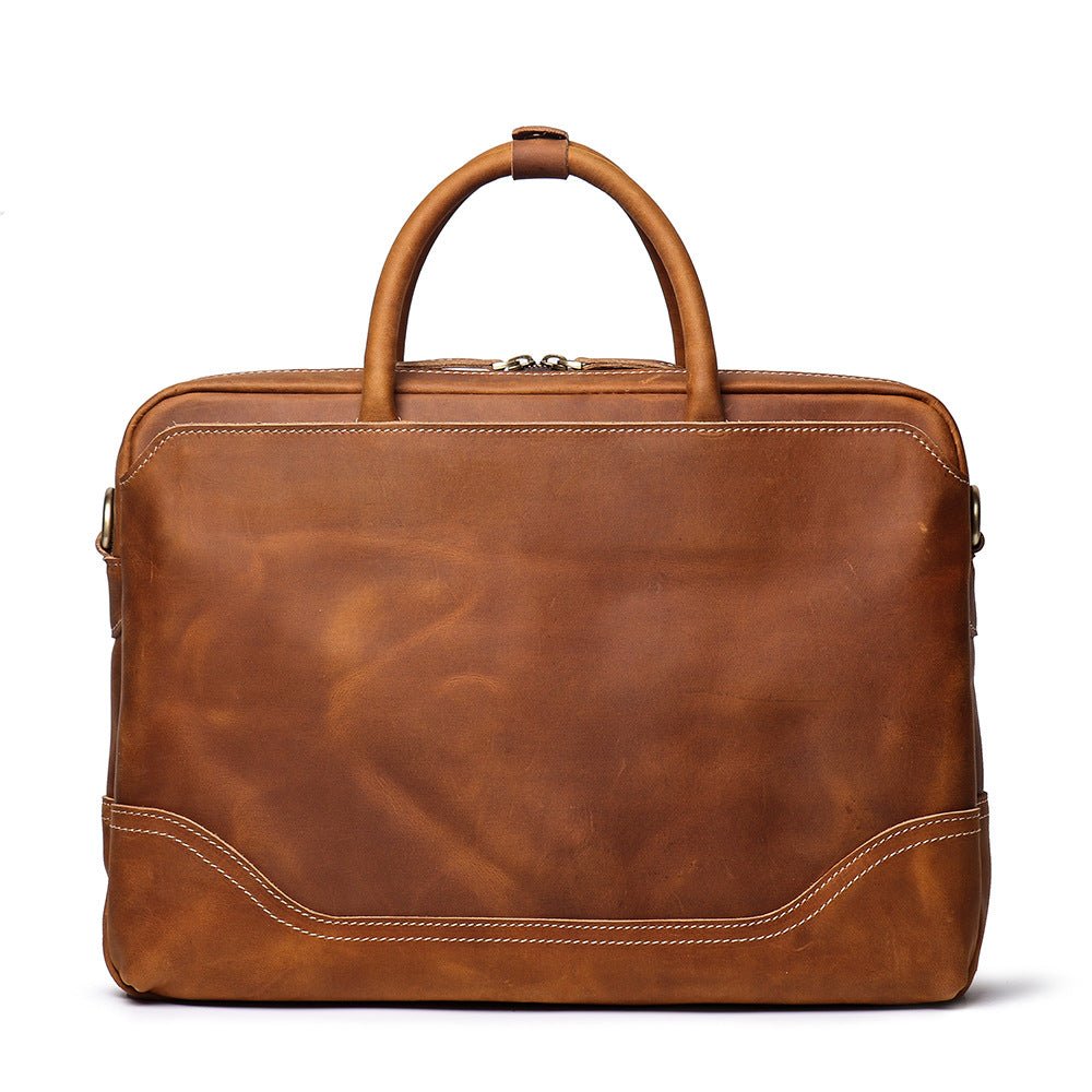 CIOLI Casual Daily Genuine Leather Briefcase - Moxtile