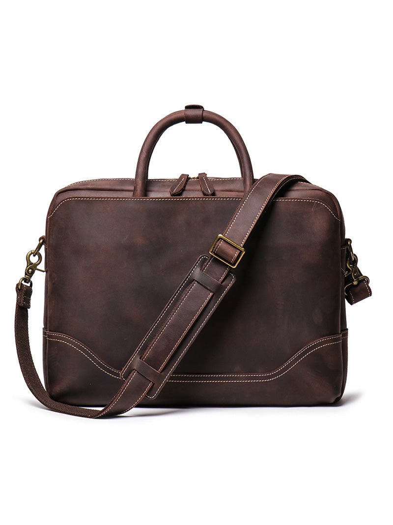 CIOLI Casual Daily Genuine Leather Briefcase - Moxtile