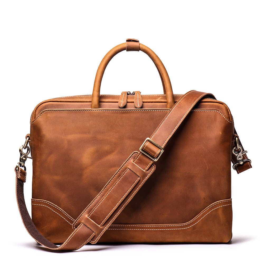 CIOLI Casual Daily Genuine Leather Briefcase - Moxtile