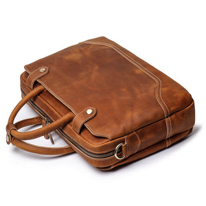 CIOLI Casual Daily Genuine Leather Briefcase - Moxtile