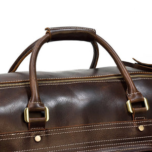 CONA Large Genuine Leather Duffle - Moxtile