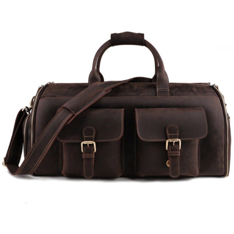 CORSA Casual Vintage Genuine Leather Duffle - Moxtile