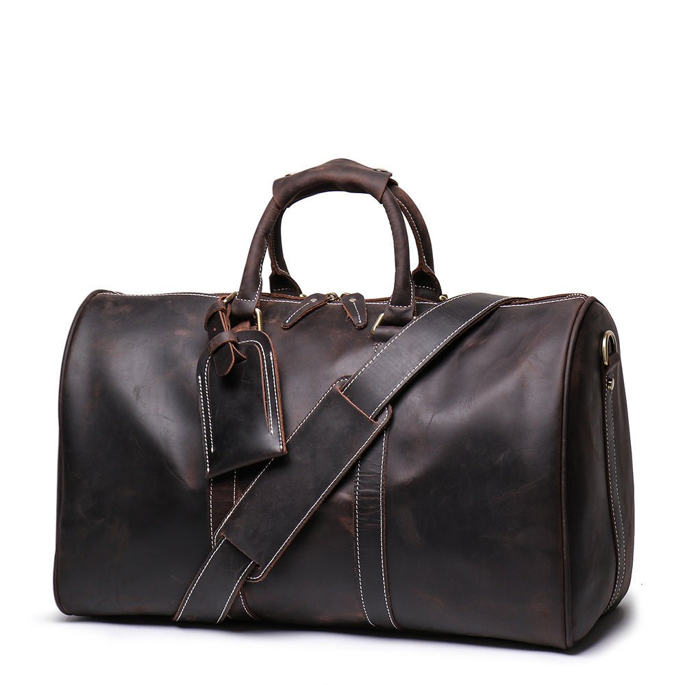 FIGONE Genuine Leather Weekender - Moxtile