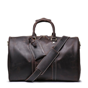 FIGONE Genuine Leather Weekender - Moxtile