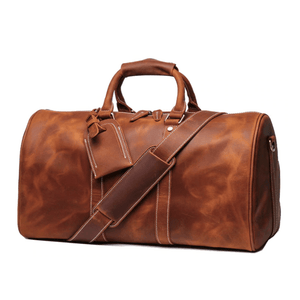 FIGONE Genuine Leather Weekender - Moxtile