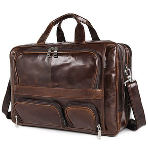 FIORE Casual Genuine Leather Briefcase - Moxtile