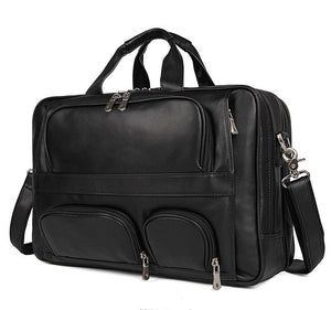 FIORE Casual Genuine Leather Briefcase - Moxtile