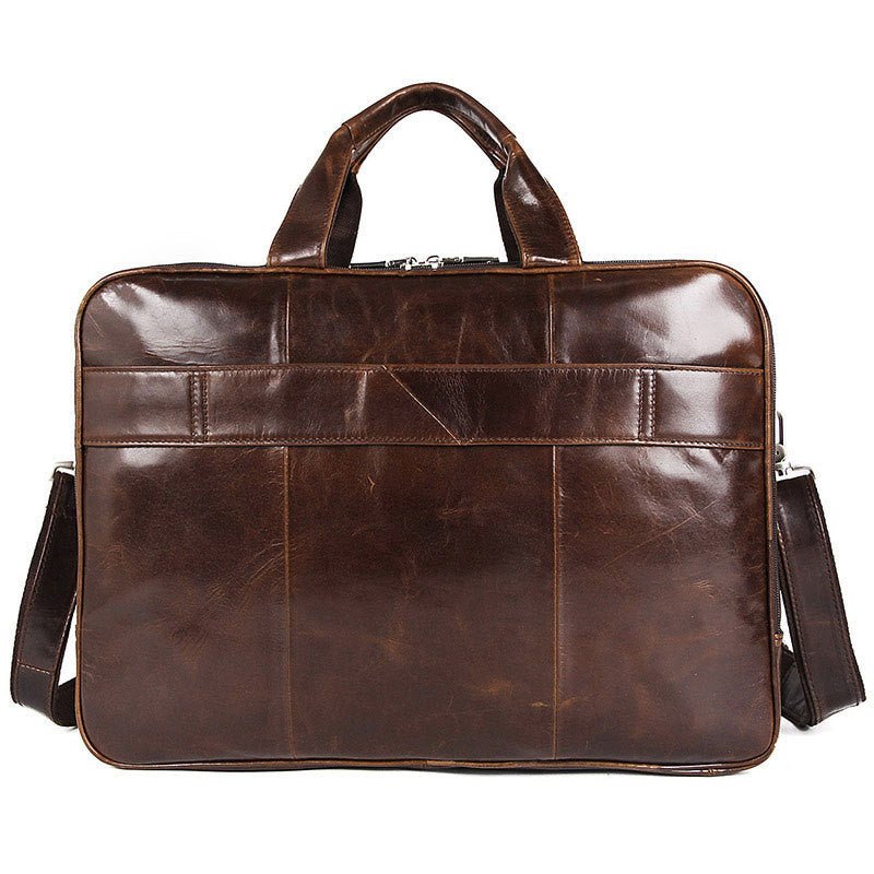 FIORE Casual Genuine Leather Briefcase - Moxtile