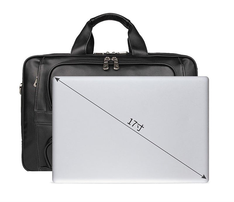 FIORE Casual Genuine Leather Briefcase - Moxtile