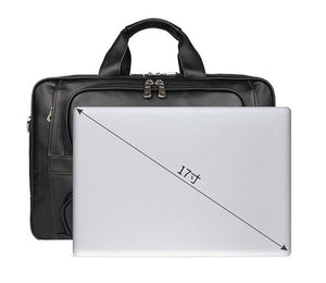 FIORE Casual Genuine Leather Briefcase - Moxtile