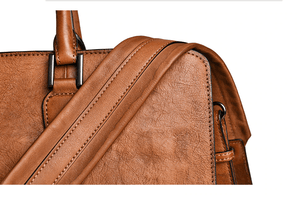 GIAMP Classy Soft Genuine Leather Briefcase - Moxtile