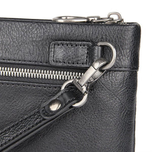 GILIO Leather Leather Men Clutch - Moxtile