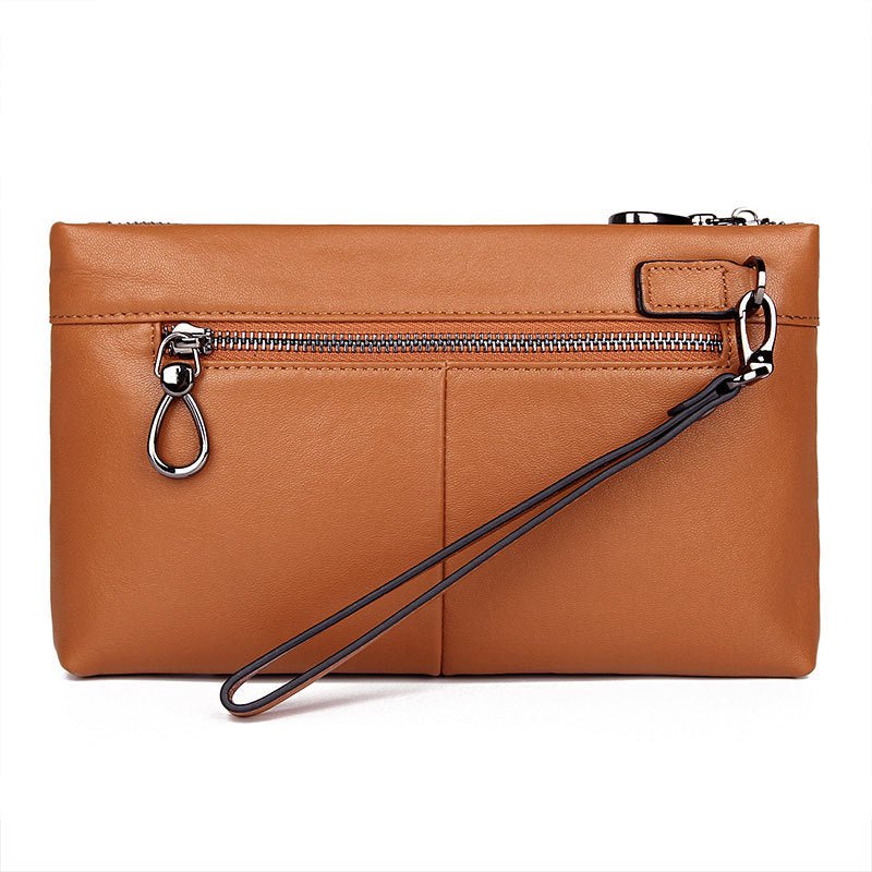 GILIO Leather Leather Men Clutch - Moxtile