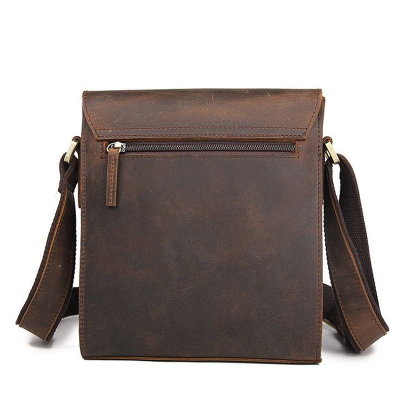 LANDINI Genuine Leather Messenger Bag - Moxtile