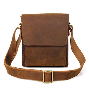 LANDINI Genuine Leather Messenger Bag - Moxtile