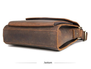 LANDINI Genuine Leather Messenger Bag - Moxtile