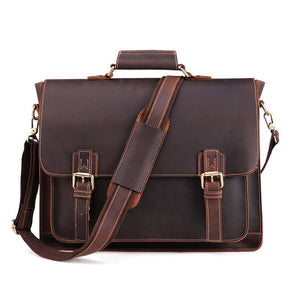 MANDIL Classic Genuine Leather Briefcase - Moxtile