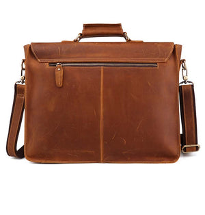 MANDIL Classic Genuine Leather Briefcase - Moxtile