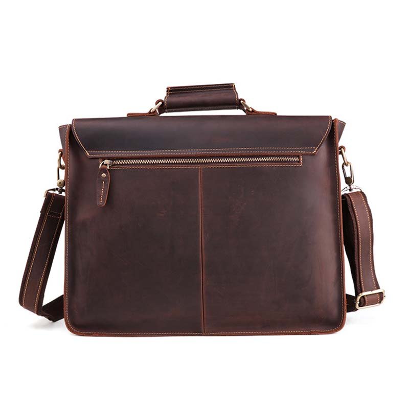 MANDIL Classic Genuine Leather Briefcase - Moxtile