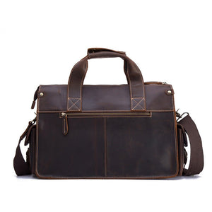 MITARA Large Genuine Leather Briefcase - Moxtile