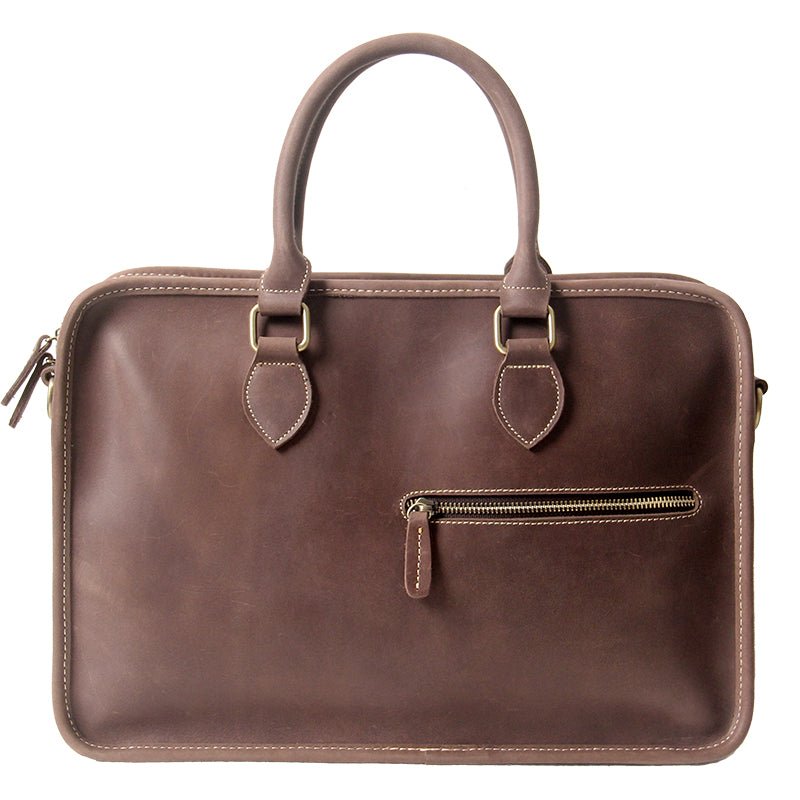 ORIO Handmade Genuine Leather Briefcase - Moxtile